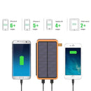 Carregador Solar Portátil 4 Painéis com Power Bank e Lanterna LED – Energia para Aventuras ao Ar Livre