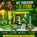 Kit Torcedor Brasil 2026 – Edição Premium com 12 Itens + Frete Grátis