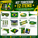 Kit Torcedor Brasil 2026 – Edição Premium com 12 Itens + Frete Grátis