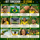 Kit Torcedor Brasil 2026 – Edição Premium com 12 Itens + Frete Grátis