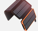 Carregador Solar Portátil 4 Painéis com Power Bank e Lanterna LED – Energia para Aventuras ao Ar Livre