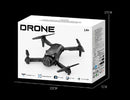 Drone H20 Dobrável com Câmera Dupla e VR – Lente Ajustável 90°, GPS, 3 Baterias e Design Luminoso