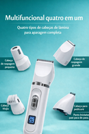 Máquina de Tosa Pet 4 em 1 – Potente, Silenciosa e à Prova d’Água