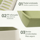 Caixa de Areia para Gatos Grande e Semifechada – Conforto, Limpeza e Praticidade!