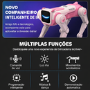 Cachorro Robô Inteligente RC com IA – Controle Remoto, Comandos de Voz, Dança, Canta e Programável