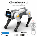 Cachorro Robô Inteligente RC com IA – Controle Remoto, Comandos de Voz, Dança, Canta e Programável