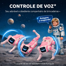 Cachorro Robô Inteligente RC com IA – Controle Remoto, Comandos de Voz, Dança, Canta e Programável